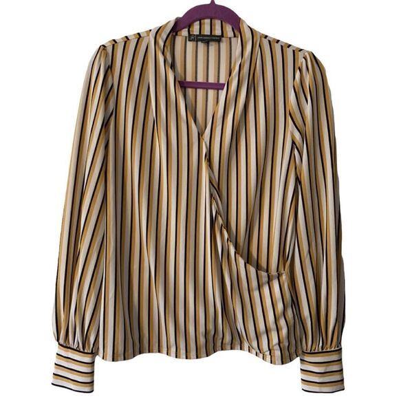 Adrianna Papell Wrap Blouse - Picture 2 of 8